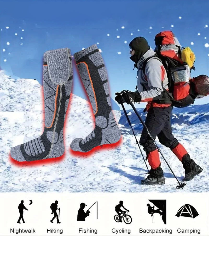 Universelle waschbare beheizte Socken mit Batterie