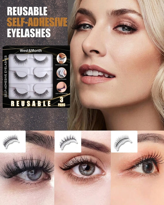 🥳2026 Im Angebot 🥳💞 Mehr Als 50.000 Verkauft! 👁️✨ Wiederverwendbare Selbstklebende Falsche Wimpern – Kein Kleber Nötig, Einfach Auftragen Und Los. Natürliche Locke, Wiederverwendbar Und Leicht Zu Entfernen. Ein Echter Gamechanger In Der Schönheit! 💕🌸