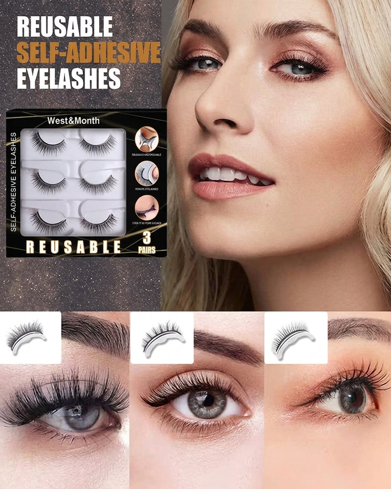 🥳2026 Im Angebot 🥳💞 Mehr Als 50.000 Verkauft! 👁️✨ Wiederverwendbare Selbstklebende Falsche Wimpern – Kein Kleber Nötig, Einfach Auftragen Und Los. Natürliche Locke, Wiederverwendbar Und Leicht Zu Entfernen. Ein Echter Gamechanger In Der Schönheit! 💕🌸