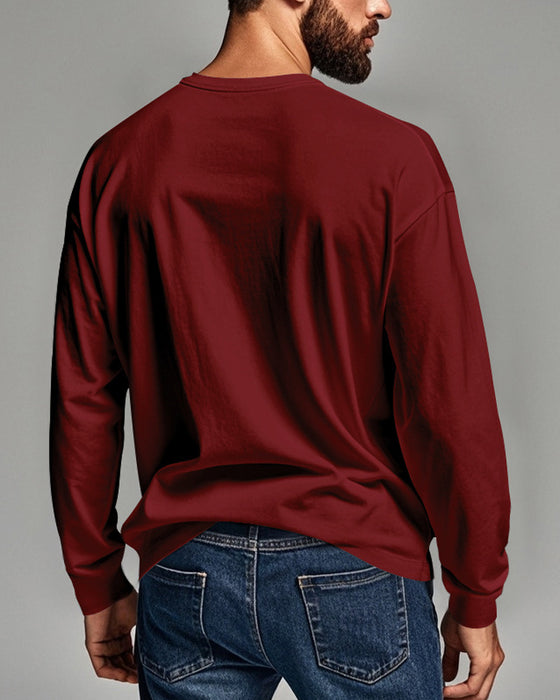 Top Atmungsaktiv Pullover Langarm Herren