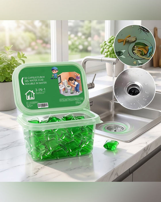 Bio-Enzym Abfluss-Pflege Kapseln