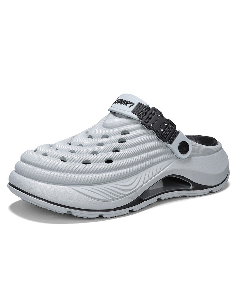 Sandalen Outdoor Dicke Sohle Rutschfest Geruchsresistent Langlebig Schnelltrocknend Weich Strand