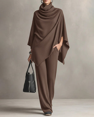 Set Rollkragen Top Weiter Bein Hose