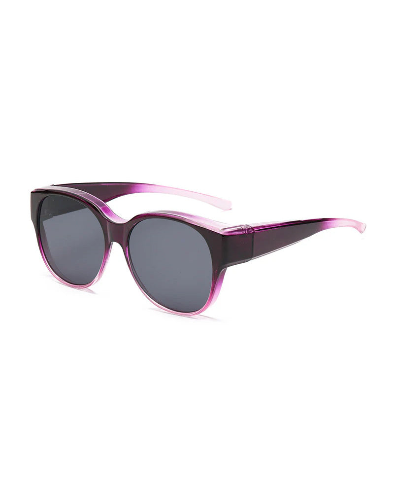 Polarisierte Uv400-Schutz Trendige Runde Sonnenbrille