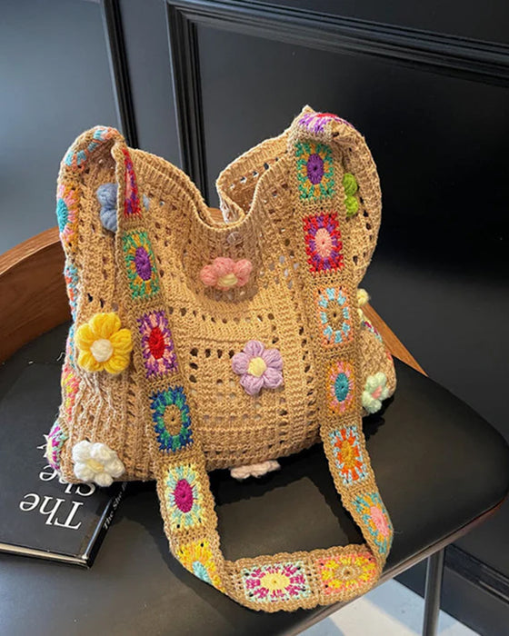 Tasche Frau'S Ethnisch Häkel Kreuzkörper