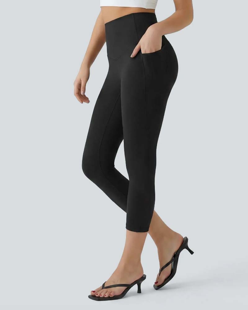 Leggings Hohe Taille Sieben-Achtel Formgebung Yoga