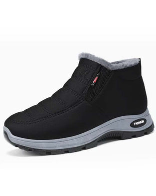 Winterliche Dick Gefütterte Schneestiefel, Slip-On Warme Freizeitschuhe Für Damen Und Herren