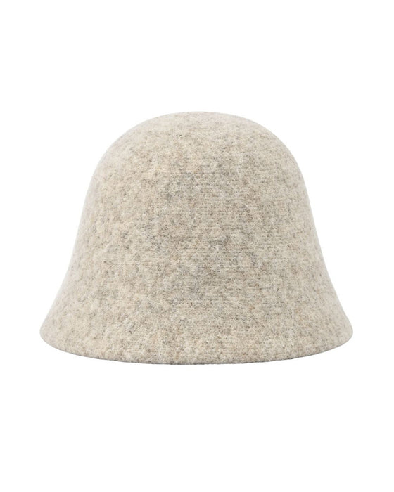 Einfarbiger Wildleder‑Bucket‑Hut