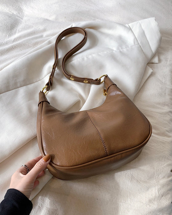 Tasche Gewachstes Leder Achsel