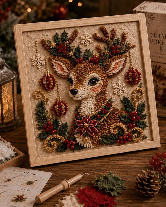Weihnachten Nadelfilzen Stoff DIY-Set