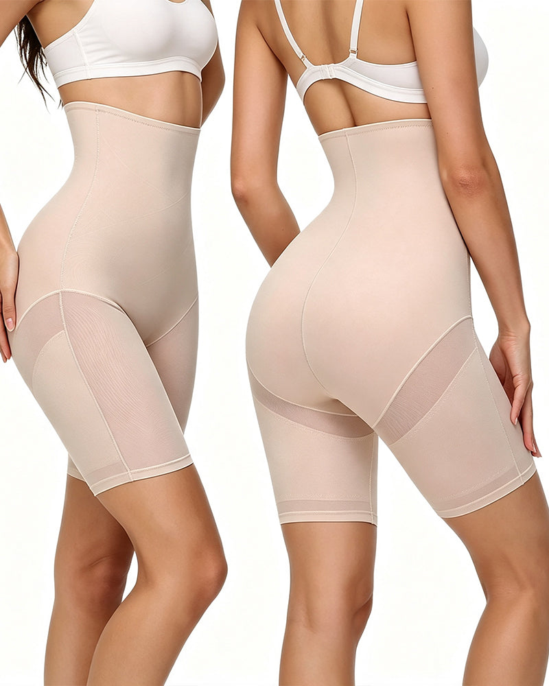 Hose Hohe Taille Kreuz Doppelt Lage Bauch Kontrolle