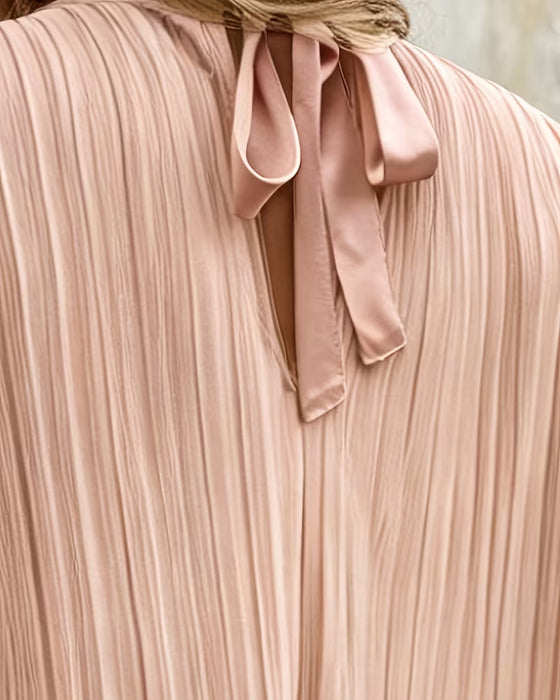 Bluse Kurzarm Einfarbig