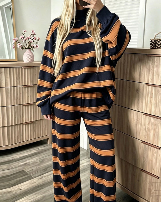 Set Gestreift Damen Casual