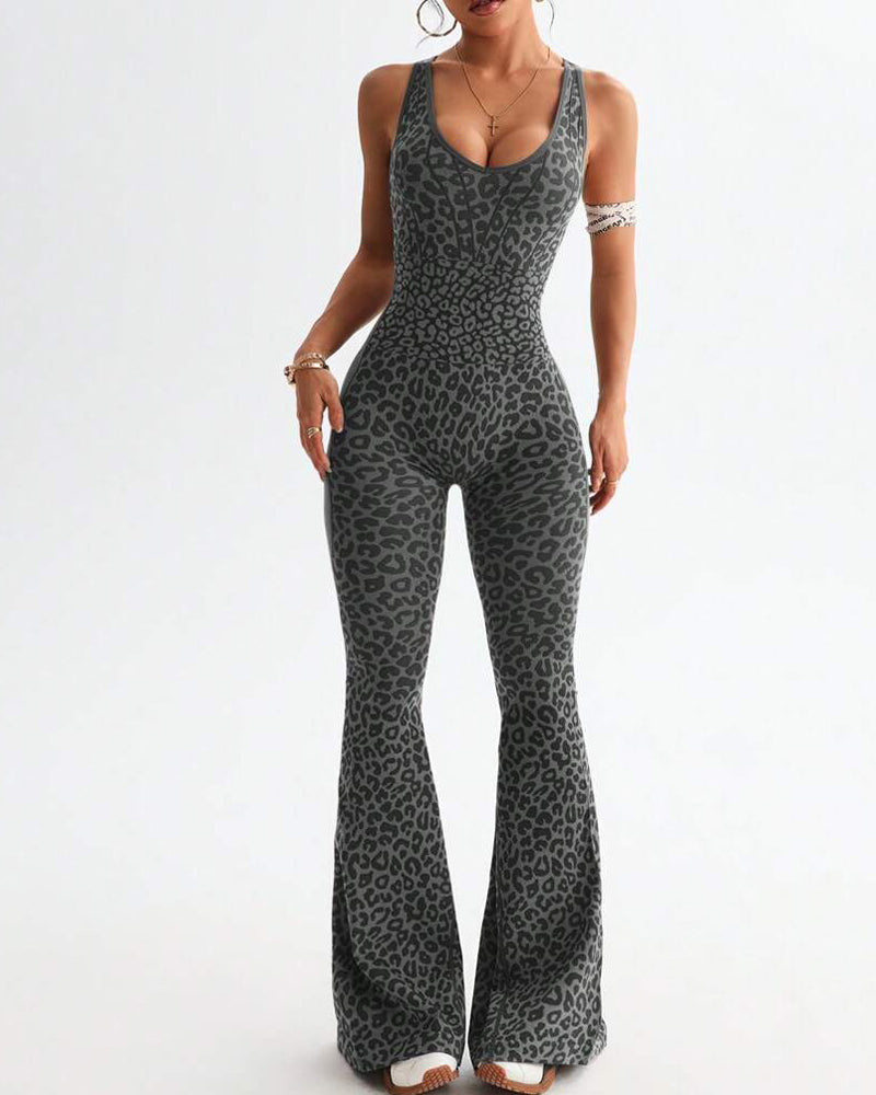 Formender Leopard-Yoganahtloser