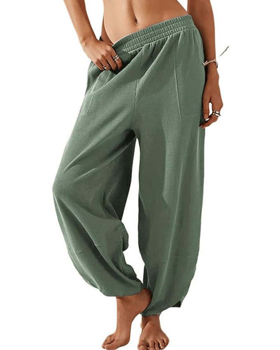 Hose Elastische Taille Harem