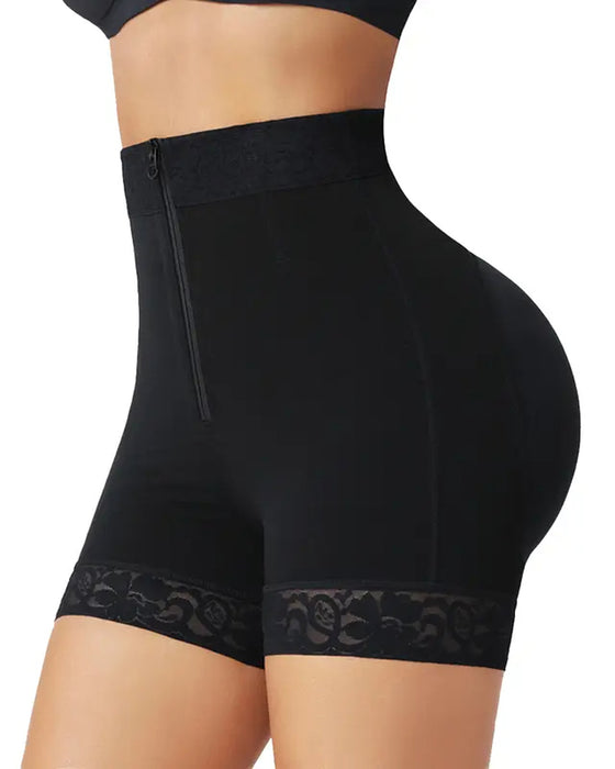 Hose Spitze Reißverschluss Hohe Taille Po Hebend