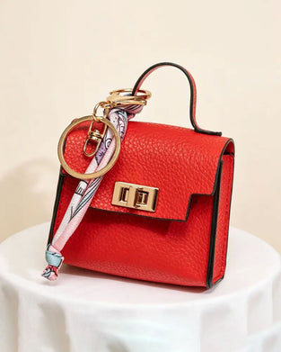 Schlüsselanhänger Mini Quadratische Tasche Anhänger