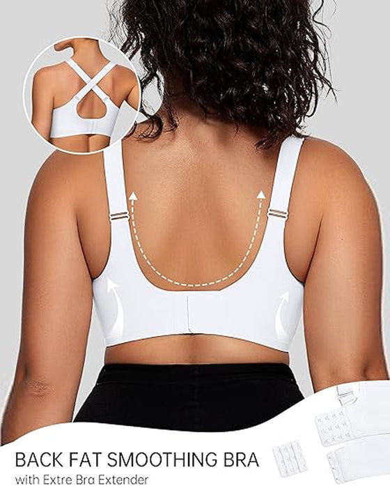 Damen-BH ohne Bügel mit V-Mesh – bequemer und stützender Bralette