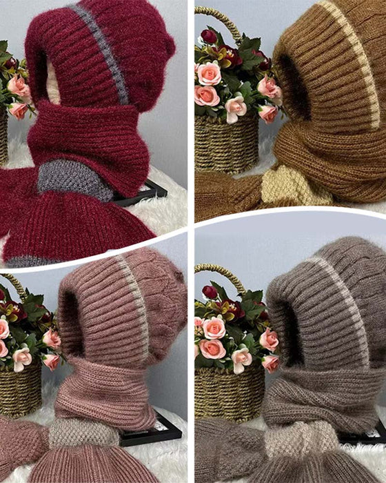 Damen Winddichte Mütze Mit Ohrenschutz