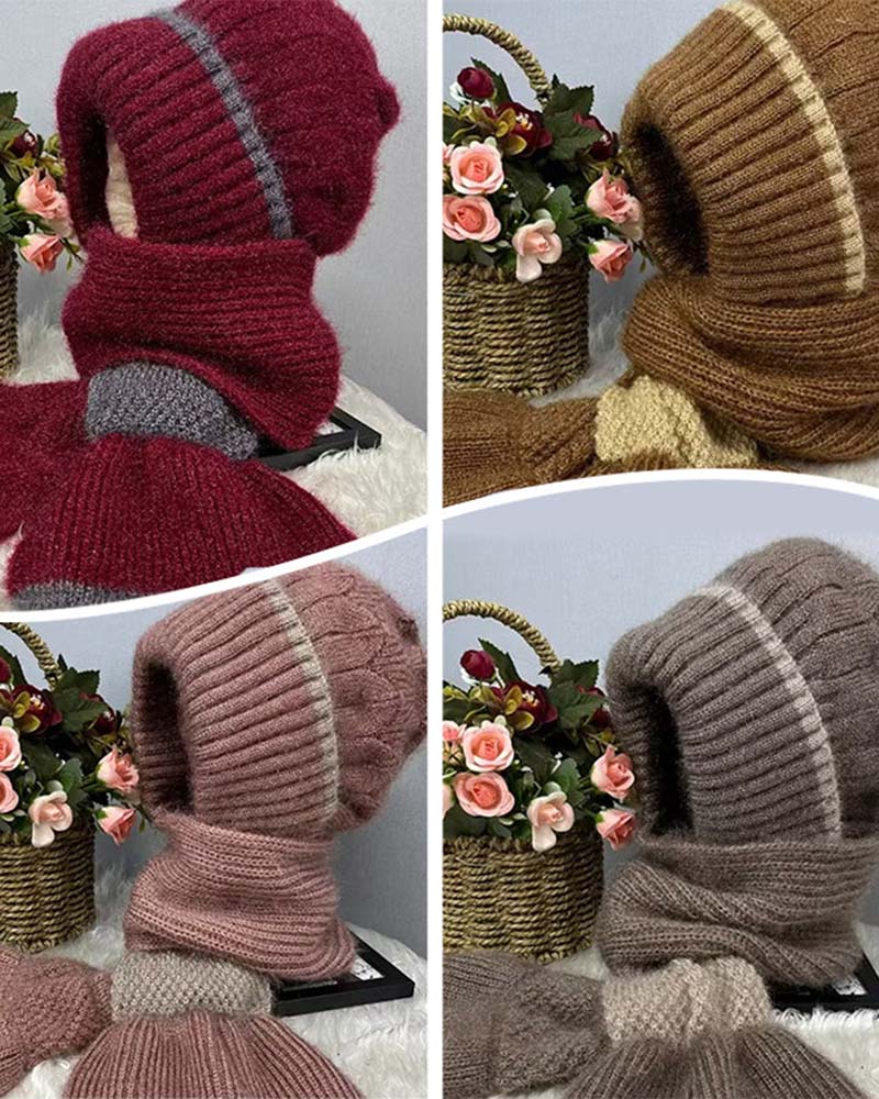 Damen Winddichte Mütze Mit Ohrenschutz