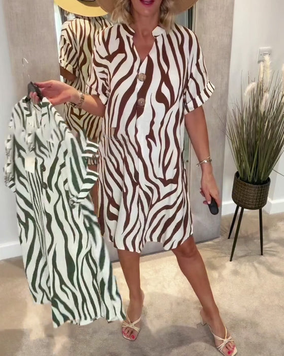 Kleid Lockeres Casual Hemd