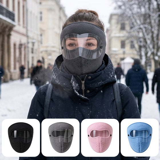 Thermischer Ohrenschutz Winter-Gesichtsmaske mit Schutzvisier
