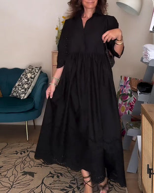 Kleid Ausgeschnitten Locker A-Linie