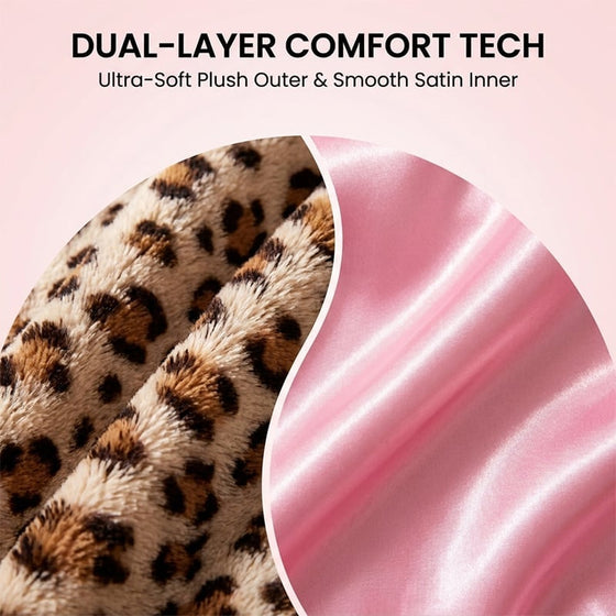 Stirnband Leopard Gestreift 3D Haare