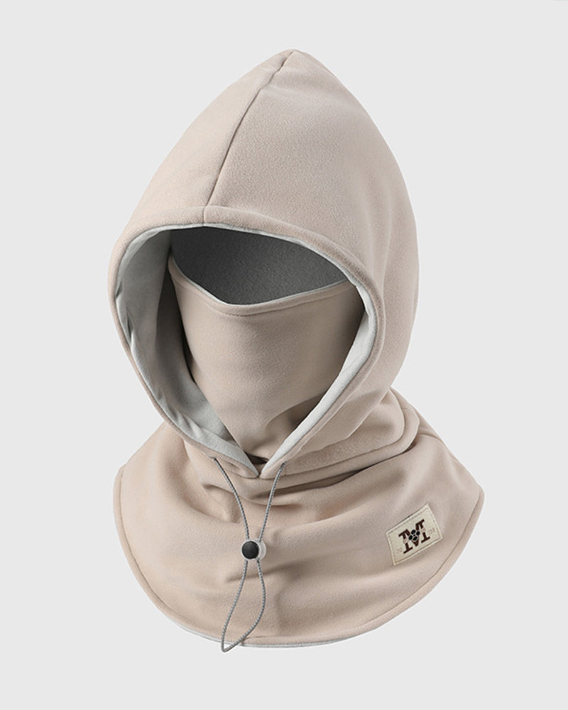 Mütze Fleece Doppellagig Integriert