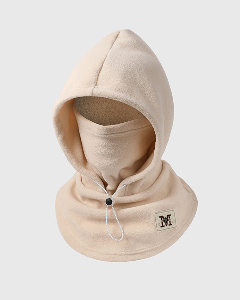 Mütze Fleece Doppellagig Integriert