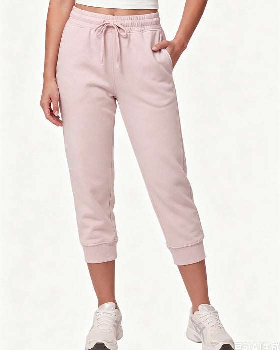 Jogginghose Gummibund Cropped Jogger