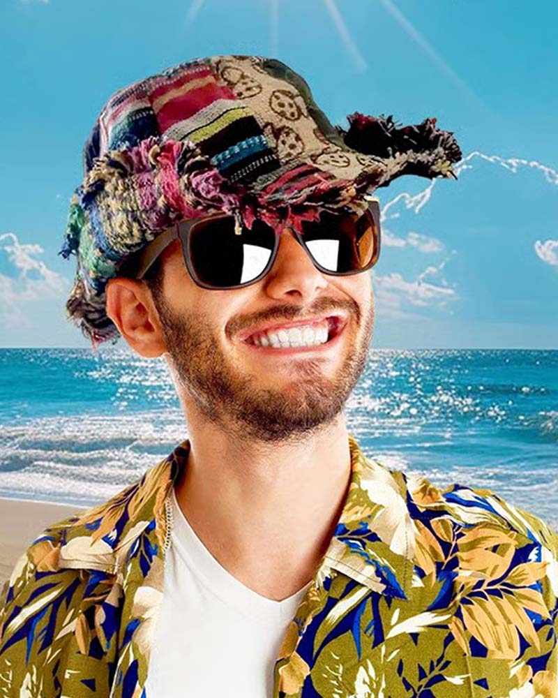 Hut Patchwork Bunt Eimer