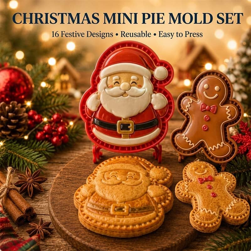 Weihnachts-Mini-Pie-Förmchen Kollektion