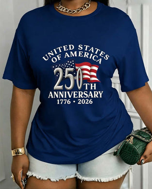 T-Shirt Gedenk Bedruckt Kurzarm