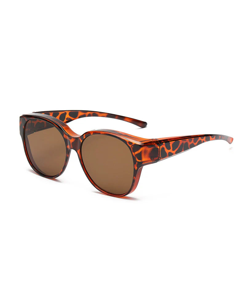 Polarisierte Uv400-Schutz Trendige Runde Sonnenbrille
