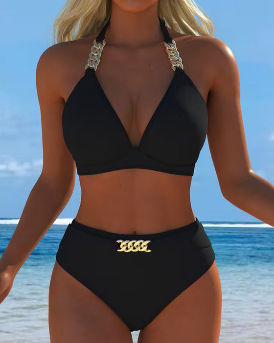 Bikini Halter Metall Schnalle