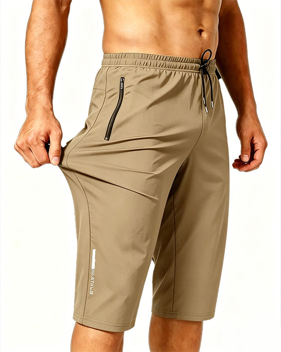 Hosen Kühlend Dehnbar Elastische Taille Kordel Schnell Trocknend Aktiv