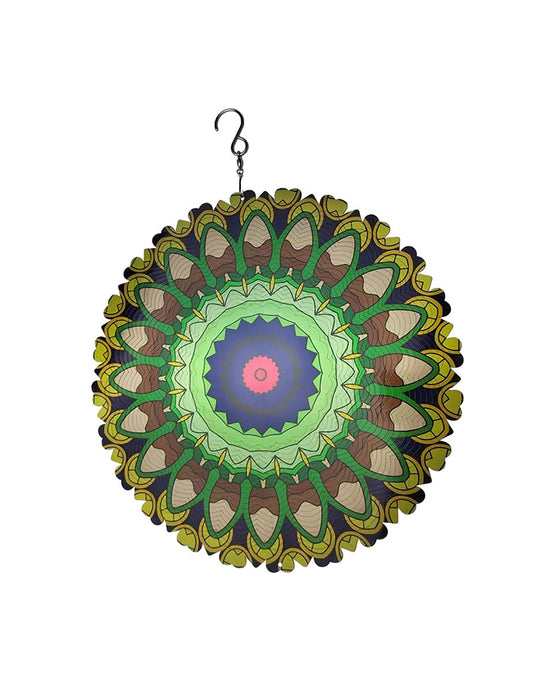 3D Bunt Wind Sich Drehend Mandala