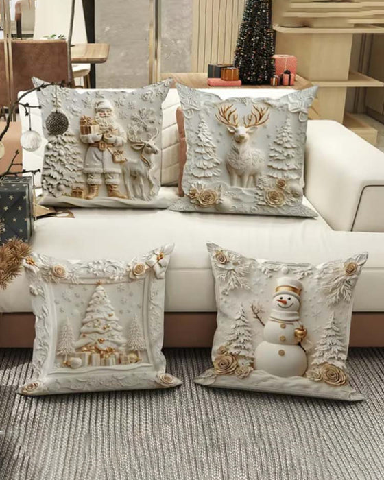 Elegante Weihnachtliche Dekokissenbezüge