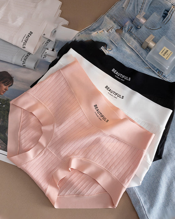 Long-Staple Cotton High Waist Briefs