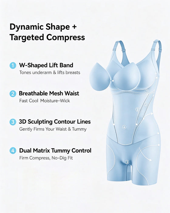 Kühlender Bauchkontroll Po-Lift Shapewear Bodysuit