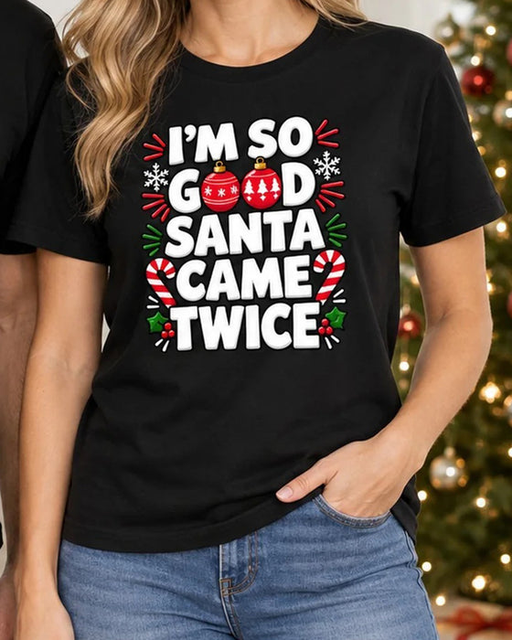 Ich Bin Weihnachtsmann Weihnachten Paare Grafik T-Shirt