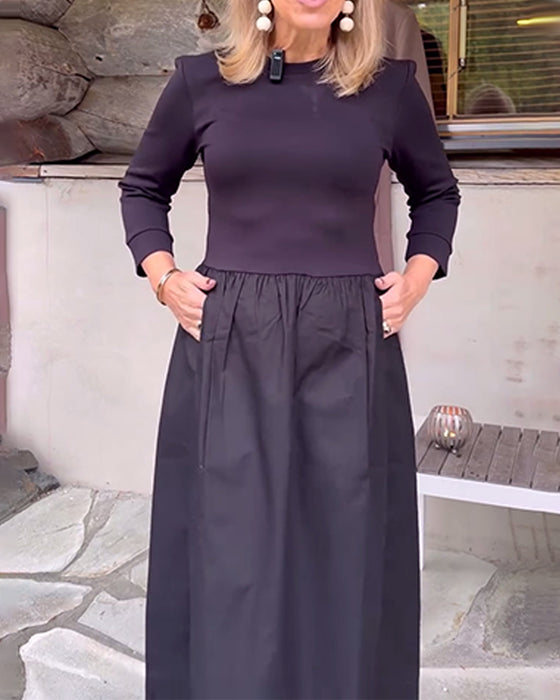 Kleid Mit Slim-Fit-Schnitt, Schlankeffekt Und Elegantem Ambiente