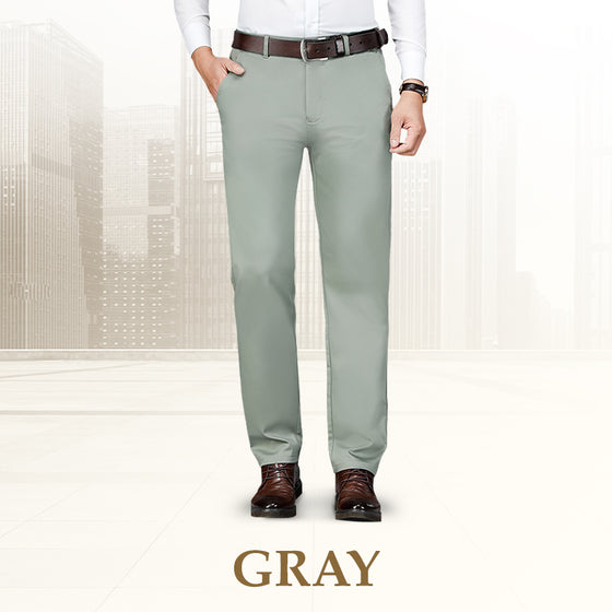 Herrenhose mit hoher Dehnbarkeit in Straight Fit