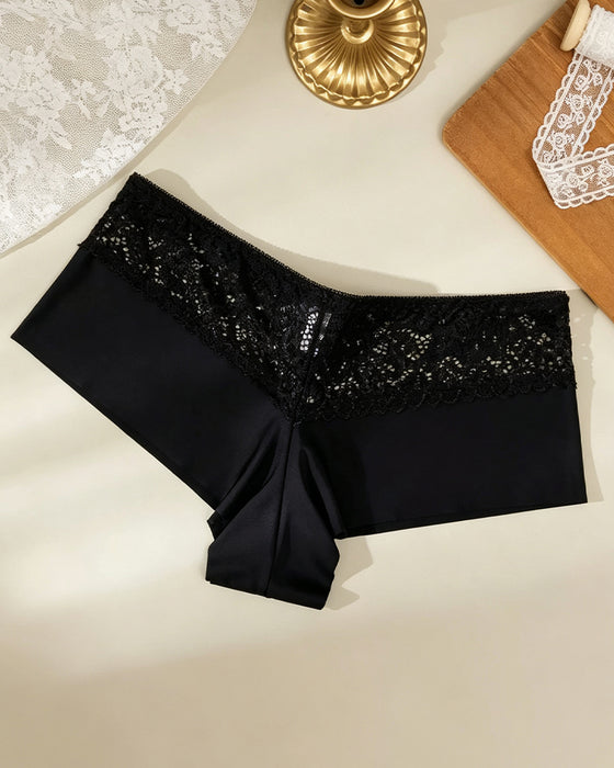 Dessous Atmungsaktiv Hohler Ausschnitt Damen Boxer