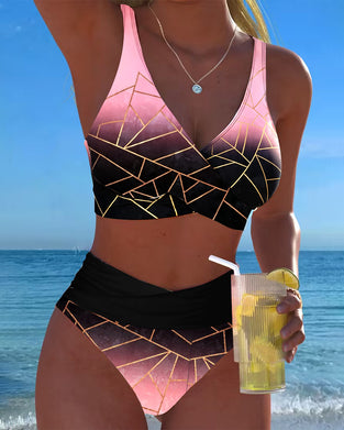 Bikini Verlauf Geometrisch Linie