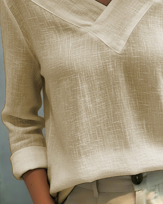 Top stilvoller V-Ausschnitt schulterfrei