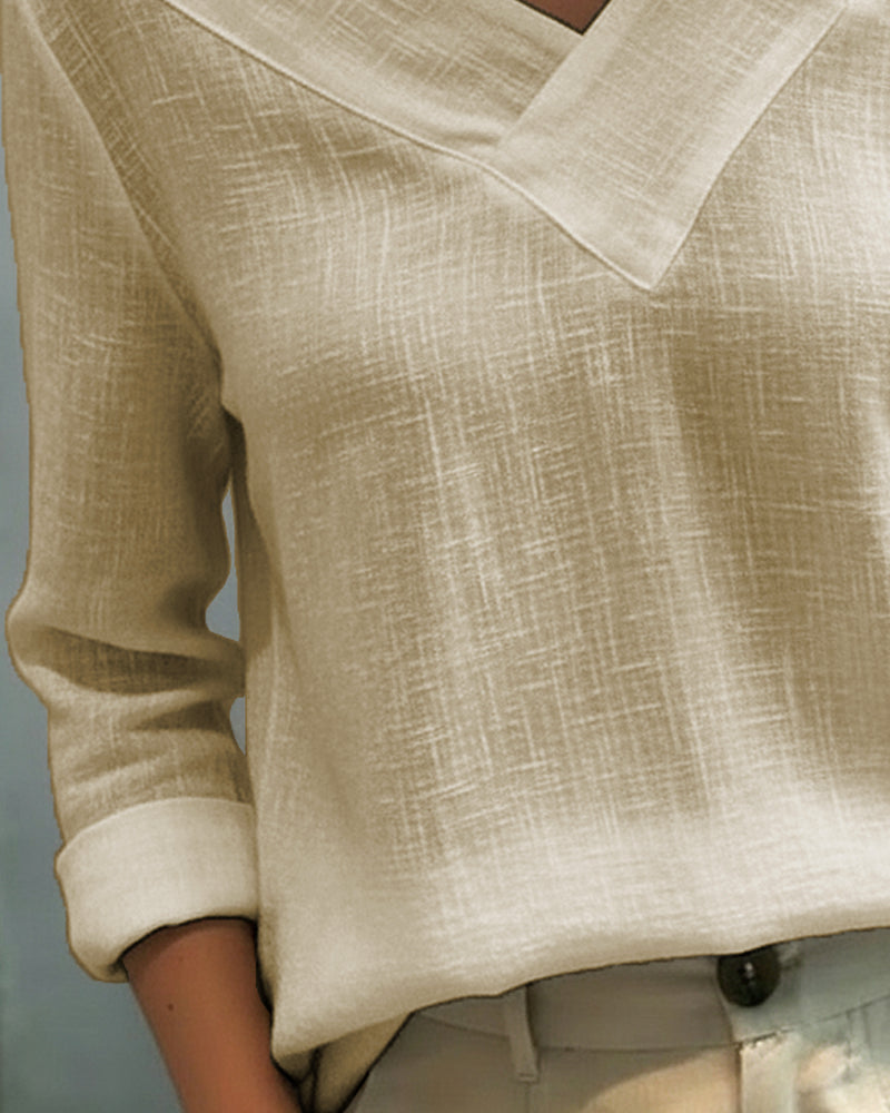 Top stilvoller V-Ausschnitt schulterfrei