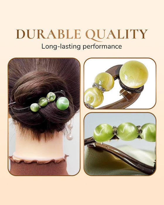 Elegante Haarklammer für Rückenhaarfrisuren