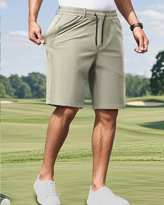 Shorts Elastische Taille Kordelzug Herren